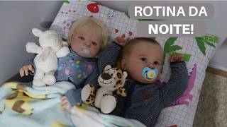 ROTINA DA NOITE COM A SOL E O HEITOR!