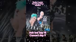Rhyder Captain Boy Quang Hùng MasterD Anh Trai Say Hi Concert day 9 #anhtraisayhi #rhyder #funny #xh 