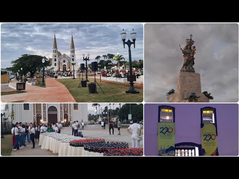 29/07/26 Aniversário de Jaraguá Goiás 🎂🎉🎆 Inauguração da Praça da Matriz Nossa Senhora da Penha 🙌