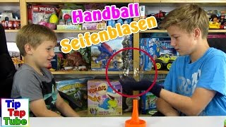 Handball Seifenblasen Original Bom Bom Bubbles Seifenblasen zum Anfassen Splash Toys 31135 TipTapTub