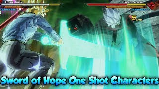 Trunks Sword of Hope One Shot Entire Xenoverse 2 Character Roster?! - Dragon Ball Xenoverse 2