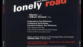 Lonely Road (official remix) - Paul McCartney