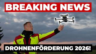 BREAKING NEWS: Drohnenförderung 2026 ist endlich DA! Bis zu 3000€ erhalten! (Drohnenförderung 2026)