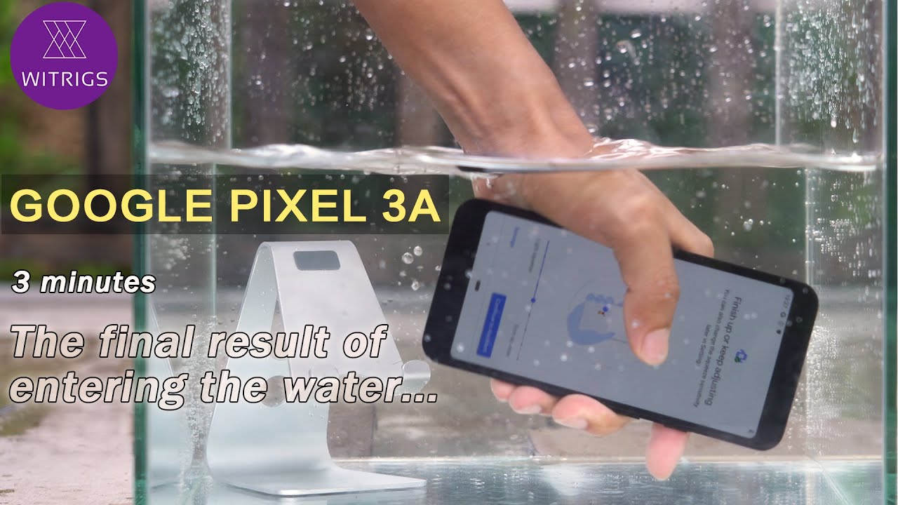 Google Pixel 3a Waterproof Test - Outdoor