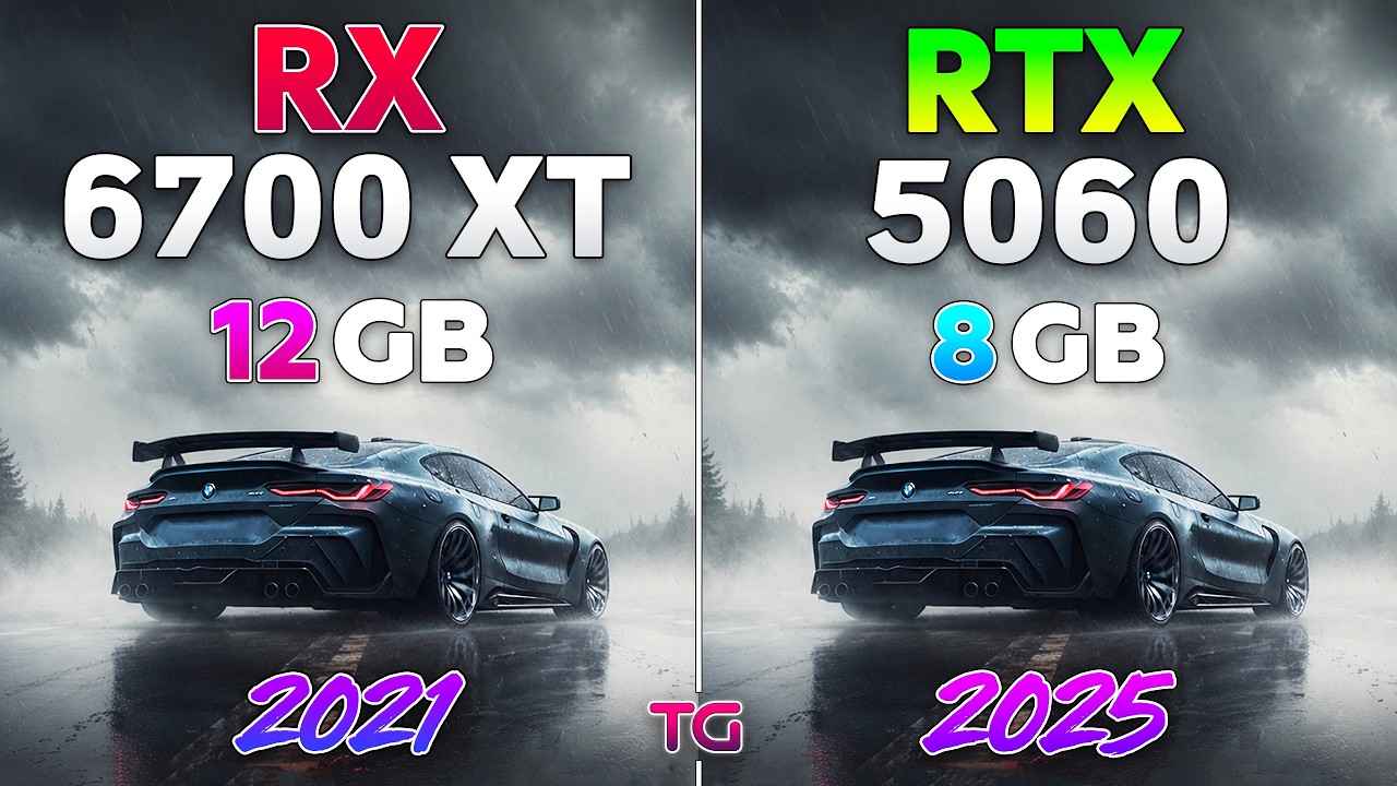 RX 6700 XT vs RTX 5060 - Test in 10 Games | 1440p