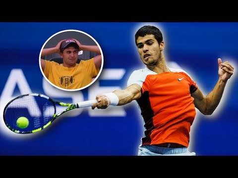 Carlos Alcaraz - Top 10 Monstrous Inside Out Forehands! (Insane Power)
