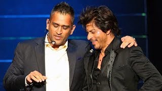 SRK and Dhoni dance and full masti