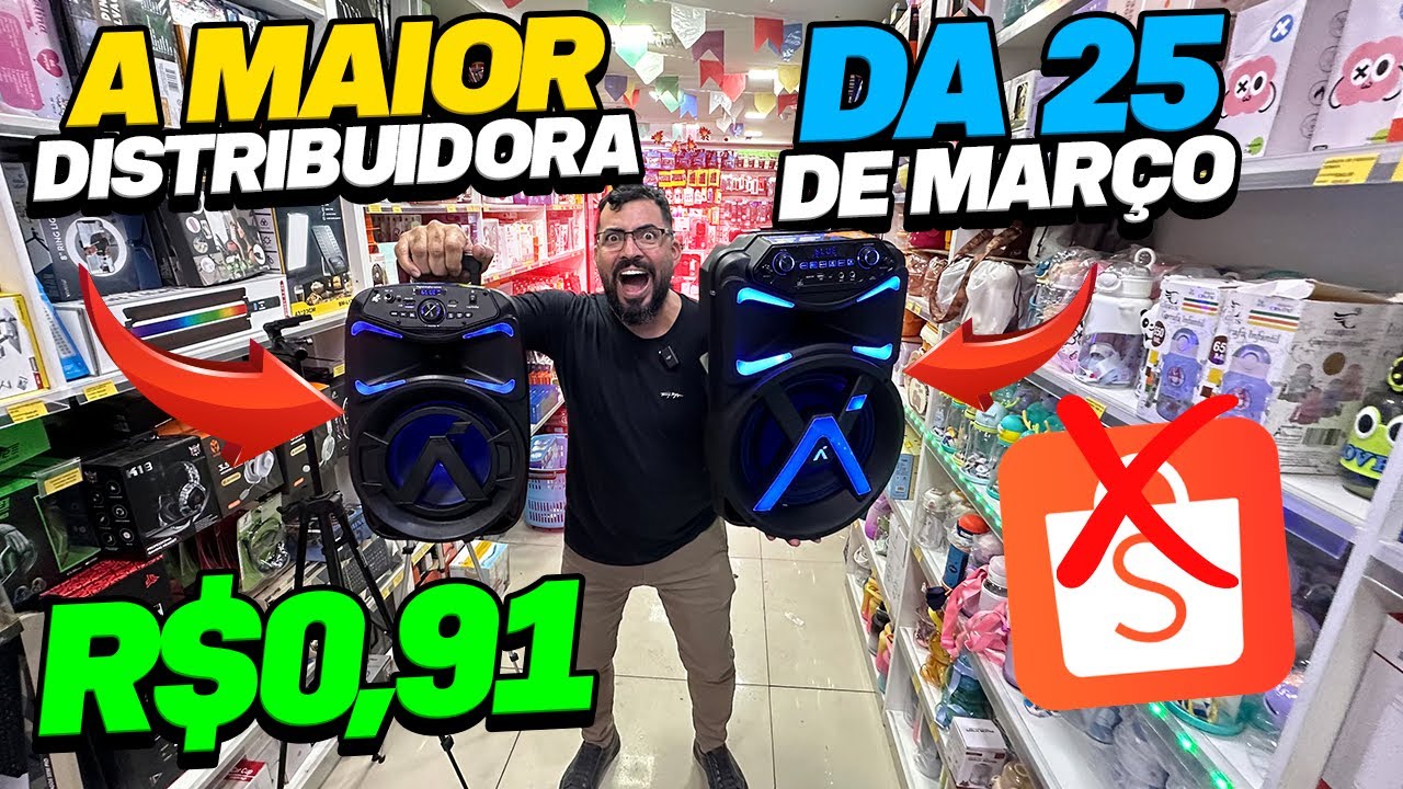 🚨MAIS DE 3.500 PRODUTOS NOVIDADES PRA GANHAR DINHEIRO! VOLTEI NA MAIOR DISTRIBUIDORA DA 25 DE MARÇO