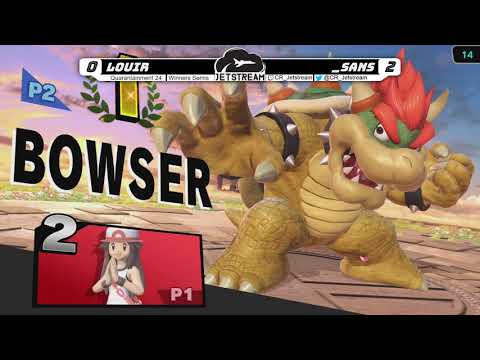 Quarantainment 24 Winners Semis - Louir (PKM Trainer) Vs. _Sans (Bowser) Smash Ultimate - SSBU