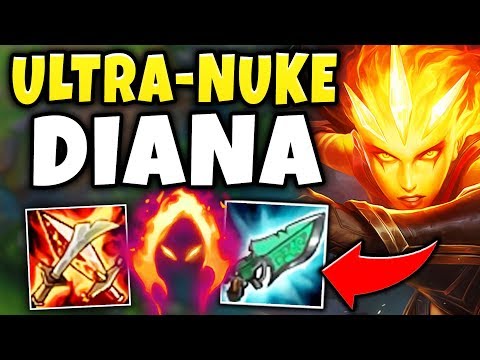 WTF?! DIANA CAN ONE-SHOT ANYONE WITH JUST ONE SPELL?!? HOW IS THIS ALLOWED!? - League of Legends
