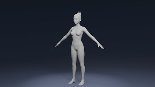 Stylized Female Body Base video thumbnail