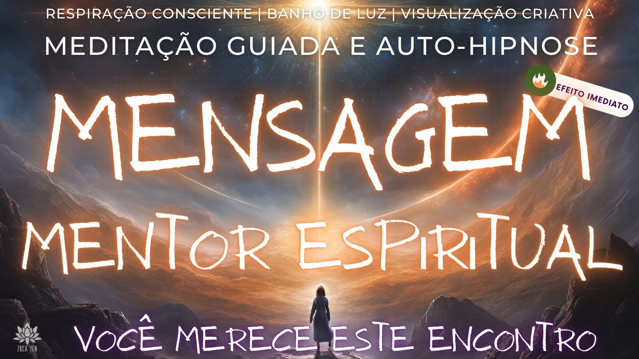 CONTATO COM  MENTOR ESPIRITUAL | Meditação Guiada e Autohipnose | INFALÍVEL! VOCÊ MERECE O ENCONTRO