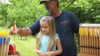Twig Archery on Youth Arrows