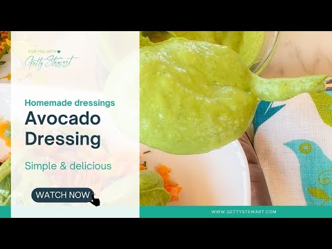 Avocado Dressing on Sweet Potatoes with Quinoa & Black Beans