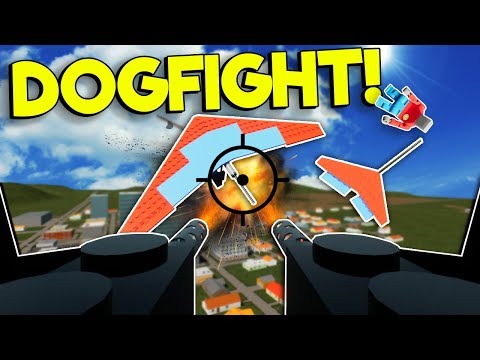 LEGO ROCKET PLANE DOGFIGHT IN NEW CITY! - Brick Rigs Multiplayer Gameplay - Lego Plane Destruction