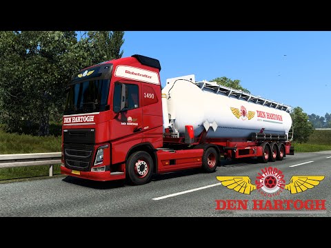 ETS2 [1.46] Royal Den Hartogh Logistics - Volvo FH460 Globetrotter - Feldbinder DLC