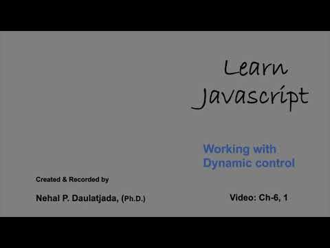 Learn Javascript Adding Controls Dynamically Text Label