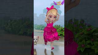 Rain Rain Go Away | Princess Songs  #shorts