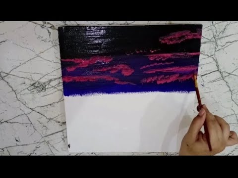 Easy Landscape Painting / Paintings For Beginners