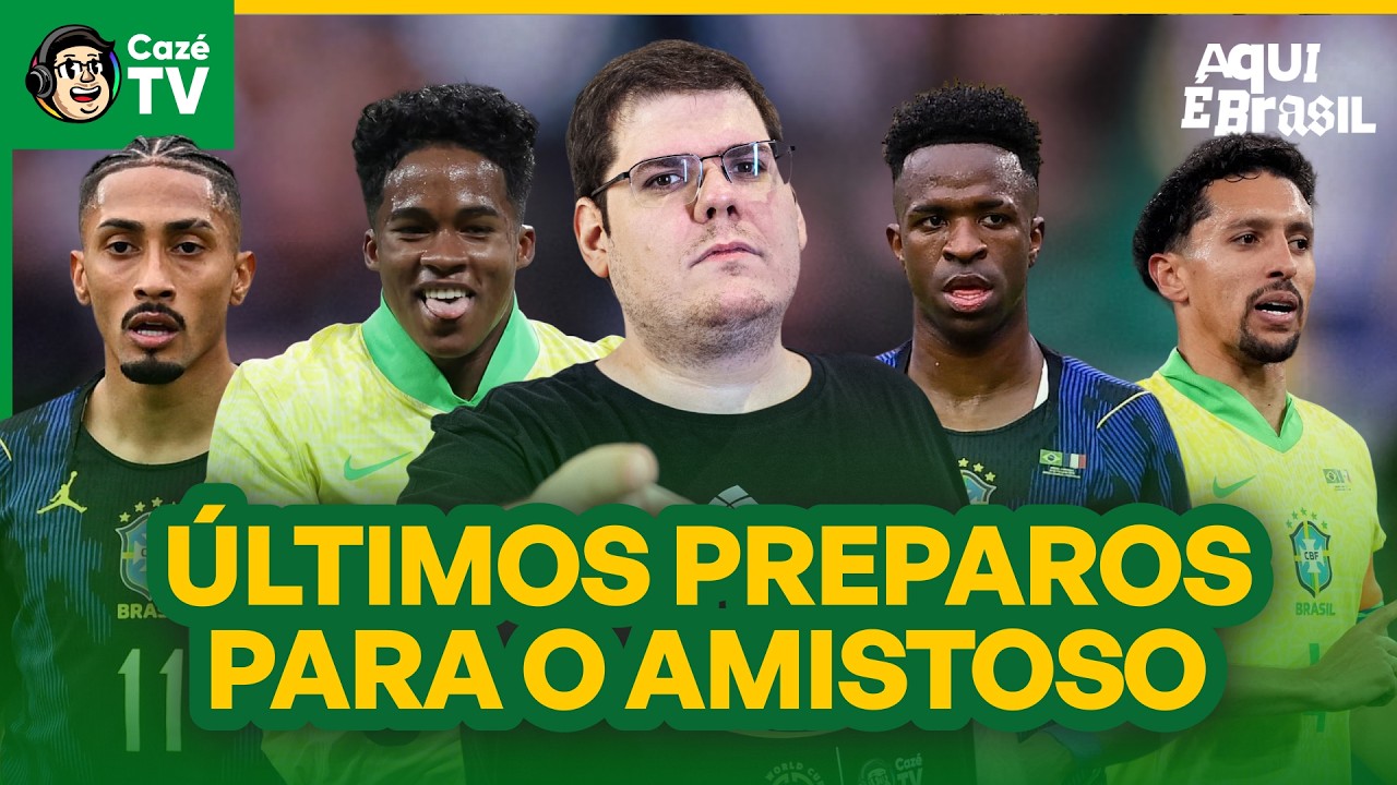 SELEÇÃO BRASILEIRA TREINA PELA ÚLTIMA VEZ ANTES DO AMISTOSO CONTRA A CROÁCIA | AQUI É BRASIL
