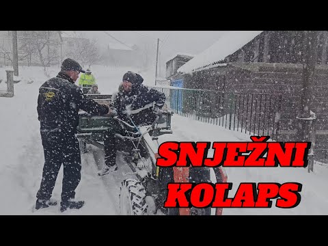Prvi SNIJEG u 2026 odmah PROBLEMI💭Nema STRUJE al SEOSKA zimska služba na zadatku💯💥
