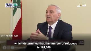 Ramzi Damaschkieh discussing Palestinian refugees in Lebanon