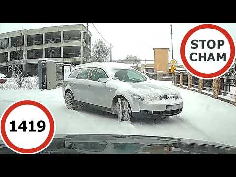 Stop Cham #1419 - Niebezpieczne i chamskie sytuacje na drogach
