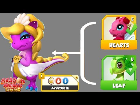 💖How to breed Aphrodite Dragon! , Did you get the  Aphrodite Dragon? , Dragon Mania Legends