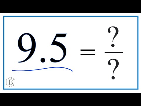 9.5 as a Fraction (simplified form)
