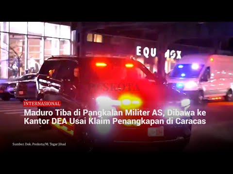 Presiden Maduro tiba dipangkalan Militer AS #beritahariini #harianposkota