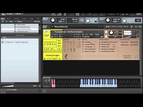 Spitfire Walkthrough - Trumpets Fanfare Sculptor