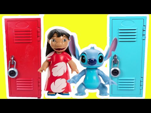 Lilo and Stitch DIY Custom Back to School Locker Organization with Doll Supplies