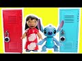 Lilo And Stitch DIY Custom Back To School Locker Organization With Doll Supplies