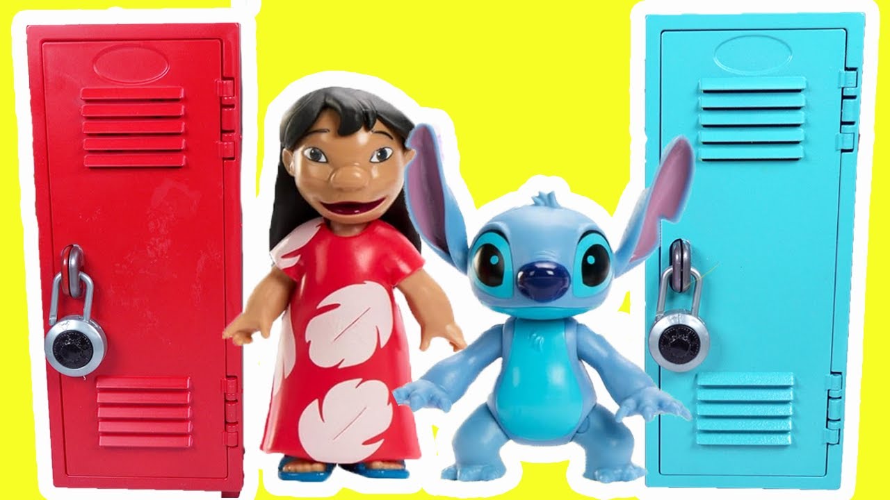 Lilo and Stitch DIY Custom Back to School Locker Organization with Doll Supplies