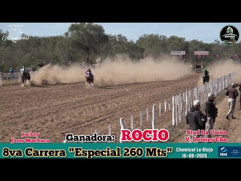 ROCIO (Villa Dolores Cba.) Hipodromo El Quebrachal Chamical L.R. 16-08-2026