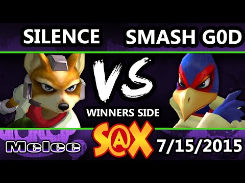 S@X 106 - Silence (Fox) Vs. VGz | Smash God (Falco) SSBM Tournament - Smash Melee