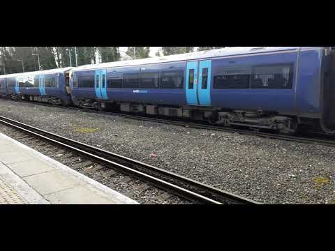 375710 'Rochester Castle' + 35712 arrives into Platform 1 at Deal, 14.03.2021