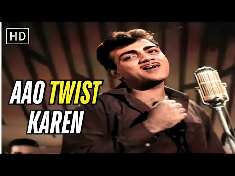Aao Twist Karen | Manna Dey Rock-n-Roll Hit | Bhoot Bangla (1965) | Retro Hit Song | Mehmood, Tanuja