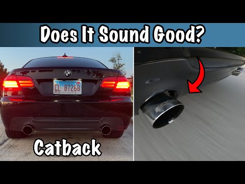 BMW 335i xDrive COBB Catback Exhaust Sound Clips