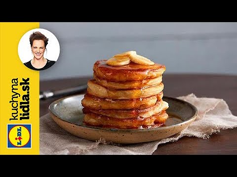 Banánové lievance s javorovým sirupom | Adriana Poláková | Kuchyna Lidla