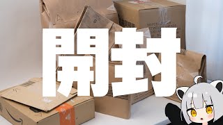 アライがブラックフライデー期間に買ったものを開封していく動画