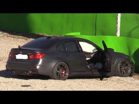 Monza Track Day 21/1/2018-BIG Crash Aftermath and action