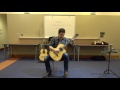 March 2017 OpenMic: Keith Trainor - "Magic Box" by Francis Bebey (arranged by John Williams)