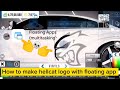 HOW TO MAKE HELLCAT LOGO With Using Floating App Design Toturial Car Parking Multiplayer