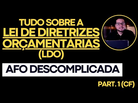 Aula 03 - Lei de Diretrizes orçamentárias na Constituição Federal (LDO) .