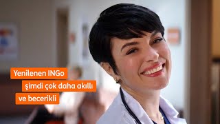 INGo ile 7/24 Canlı Destek ile yazışma kolaylığı ING Mobil’de.