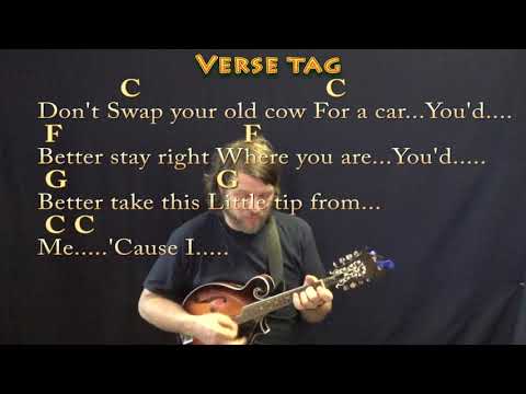 Do Re Mi (Woody Guthrie) Mandolin Cover Lesson in C with Chords/Lyrics