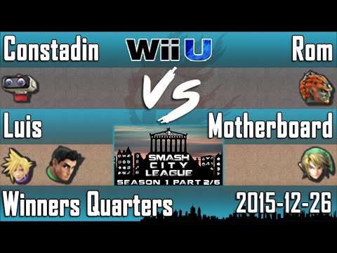 SCLS1P2 - Din & Luis (ROB & Cloud,LM) vs Motherboard & Rom (Link, Ganon) - WQ - Smash 4