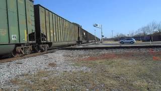 preview picture of video 'Freight train from Wilmington, NC to Hamlet, NC'