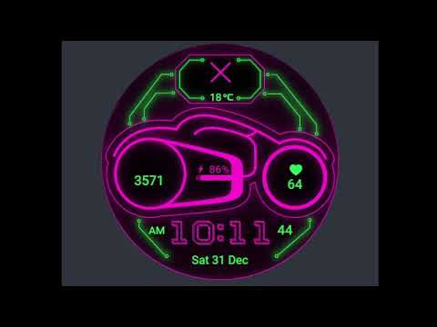 NeonCycle watch face